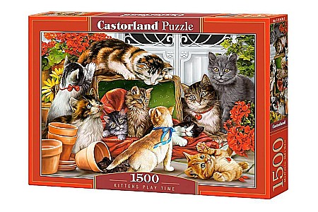Puzzle 1500 piese - Puzzle 1500 piese Pisicute la Joaca 151639