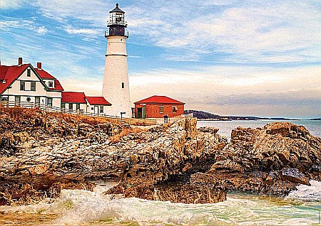 Puzzle 1500 piese Rocky Lighthouse 17978 Educa [1]