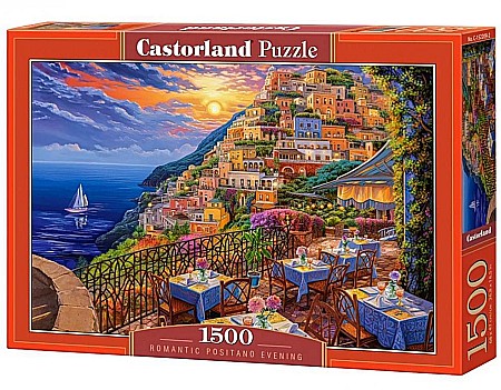 Puzzle - Puzzle 1500 piese Romantic Positano Evening 152209 Castorland