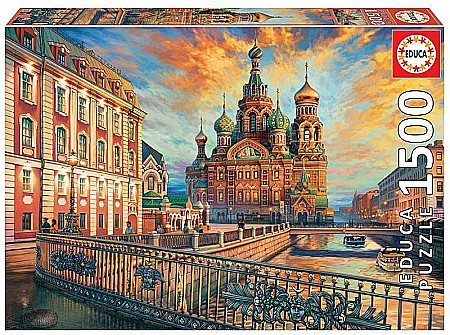 Puzzle 1500 piese - Puzzle 1500 piese Saint Petersburg 18501