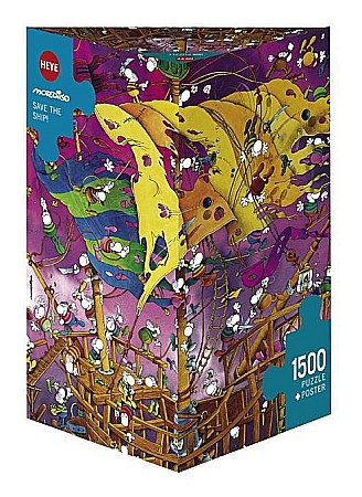 Puzzle 1500 piese - Puzzle 1500 piese Save the Ship! Heye 29924