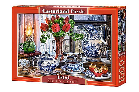 Puzzle 1500 piese - Puzzle 1500 piese Still Life with Tulips 151820
