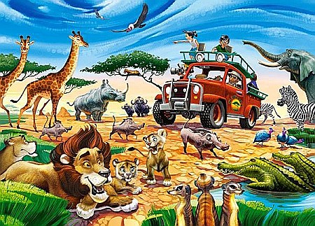 Puzzle 180 piese Aventura Safari 018390 [1]