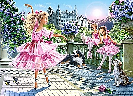 Puzzle 180 piese Ballet Dancers 18222 [1]