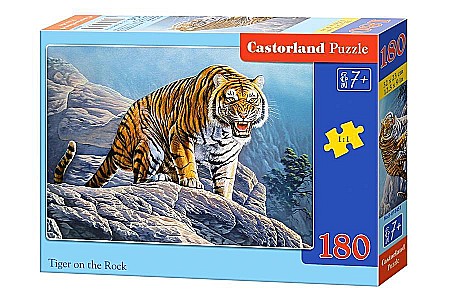 Puzzle 180 piese - Puzzle 180 piese Tigru pe Piatra 18451