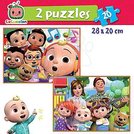 Puzzle 2 x 20 piese Cocomelon Educa 19137 [1]