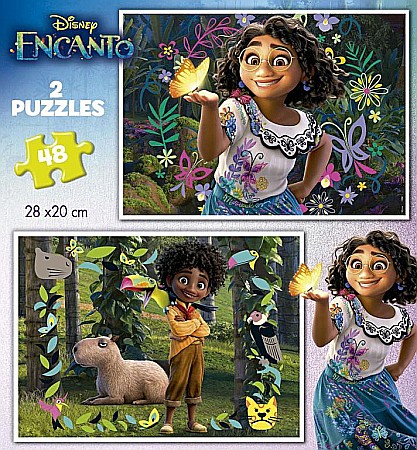 Puzzle 2 x 48 piese Encanto Disney Educa 19200 [1]