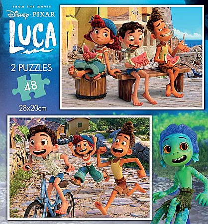 Puzzle 2 x 48 piese Luca Educa 19180 [1]