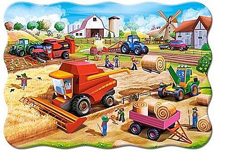 Puzzle 20 piese MAXI Munca la Ferma 2436 [1]