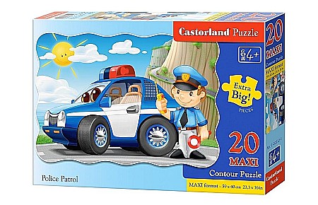 Puzzle - Puzzle 20 piese Maxi Patrula de politie 2252