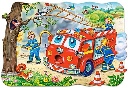 Puzzle 20 piese - Puzzle 20 piese MAXI Pompieri 02146