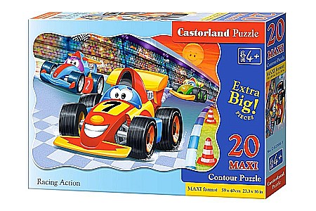 Puzzle 20 piese - Puzzle 20 piese Maxi Racing Action 2306