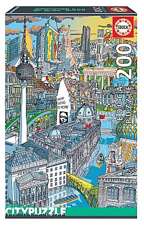 Puzzle cu 200 piese - Puzzle 200 piese City Berlin 18469