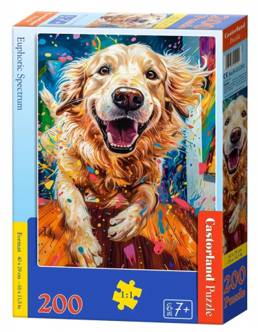 Puzzle cu 200 piese - Puzzle 200 piese Euphoric Spectrum 222292 Castorland