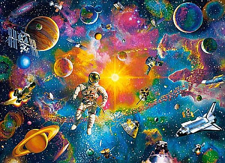 Puzzle 200 piese Man in Space 222261 Castorland [1]