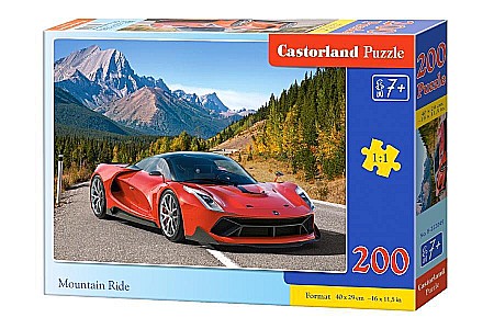 Puzzle cu 200 piese - Puzzle 200 piese Masina la Munte 222049