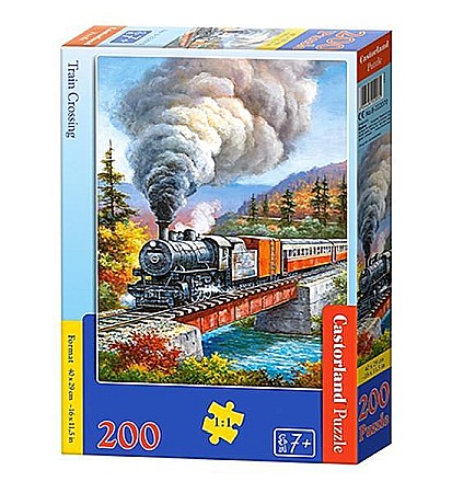 Puzzle cu 200 piese - Puzzle 200 piese Tren 222070