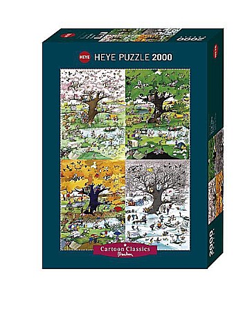 Puzzle - Puzzle 2000 piese 4 Seasons Heye 29873