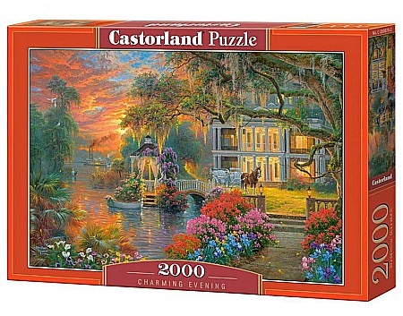 Puzzle 2000 piese - Puzzle 2000 piese Charming Evening 200887 Castorland