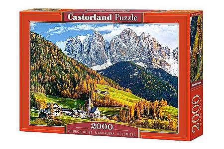Puzzle 2000 piese - Puzzle 2000 piese Curch of ST. Magdalena Dolomites 200610