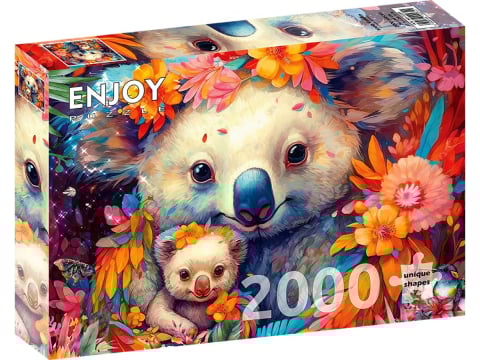 Puzzle 2000 piese - Puzzle 2000 piese Enjoy – Koala Kuddles