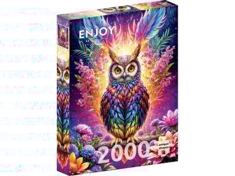 Puzzle 2000 piese - Puzzle 2000 piese Enjoy – Neon Owl