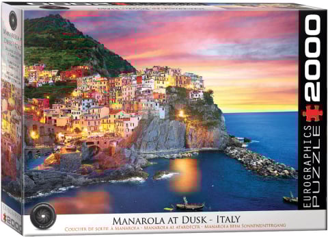 Puzzle - Puzzle 2000 piese Eurographics Manarola at Dusk Italy