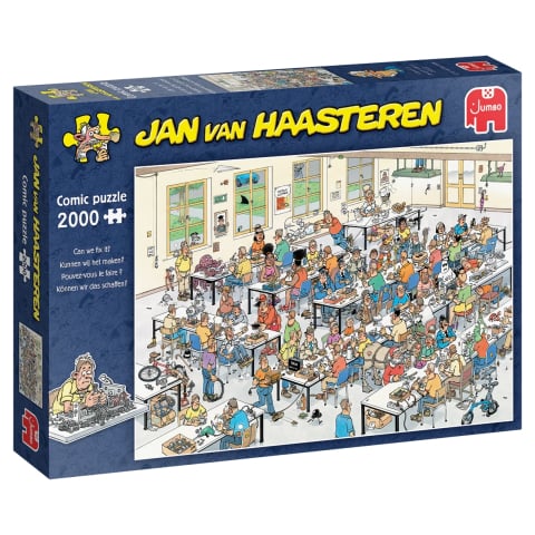 Puzzle - Puzzle 2000 piese Jumbo Jan van Haasteren Can We Fix It