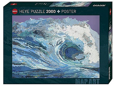 Puzzle - Puzzle 2000 piese Map Wave Heye 29872