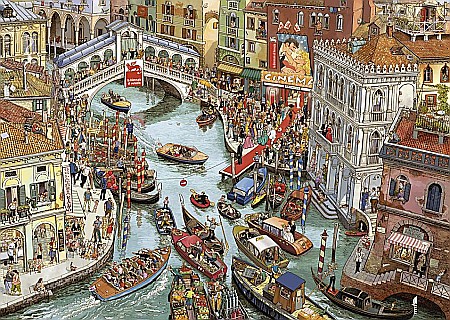 Puzzle 2000 piese O Sole Mio! Heye 29843 [1]