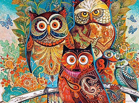 Puzzle 2000 piese Owls 200535 [1]