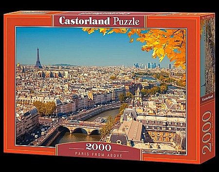 Puzzle - Puzzle 2000 piese Paris from Above 200917 Castorland
