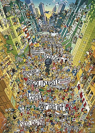 Puzzle 2000 piese Protest! Heye 29820 [1]