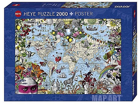Puzzle - Puzzle 2000 piese Quirky World Heye 29913