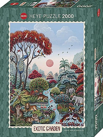 Puzzle 2000 piese - Puzzle 2000 piese Wildlife Paradise Heye 29958