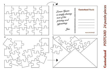 Puzzle 24 piese carte postala Faith Runs Deep 900503 Castorland [2]