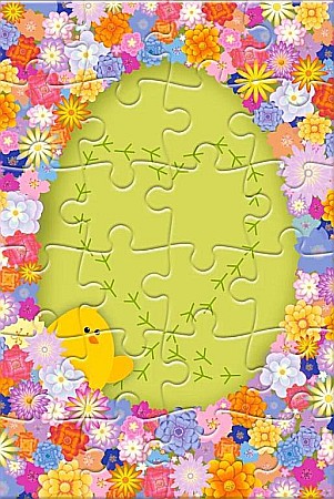 Puzzle 24 piese carte postala From Chick with Love 900640 Castorland [1]