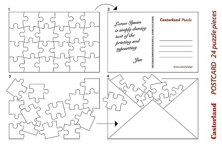 Puzzle 24 piese carte postala Have a Cosmic Easter 900633 Castorland [2]