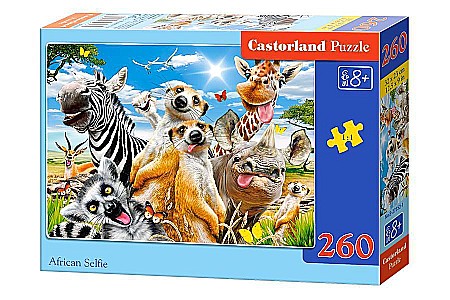 Puzzle 260 piese - Puzzle 260 piese African Selfie Castorland 27552