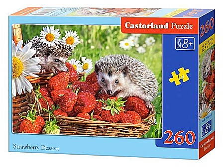 Puzzle 260 piese - Puzzle 260 piese Arici si Capsuni 27484
