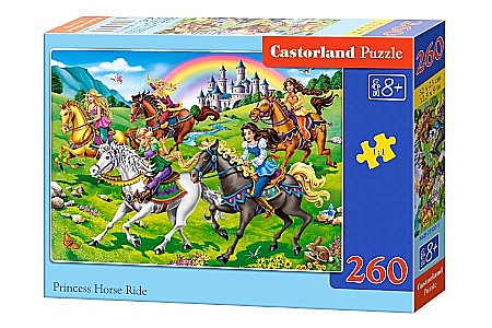 Puzzle 260 piese - Puzzle 260 piese Cursa de Cai a Printeselor 27507