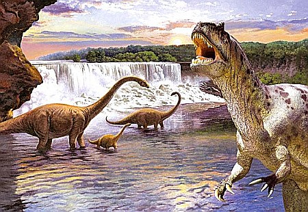 Puzzle 260 piese - Puzzle 260 piese Diplodocus 26999