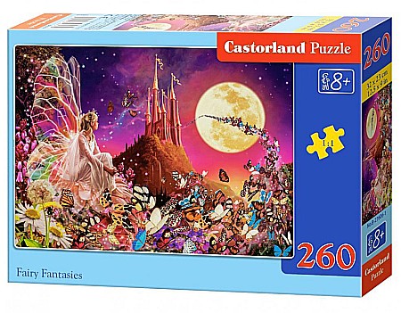 Puzzle 260 piese - Puzzle 260 piese Fairy Fantasies Castorland 27606