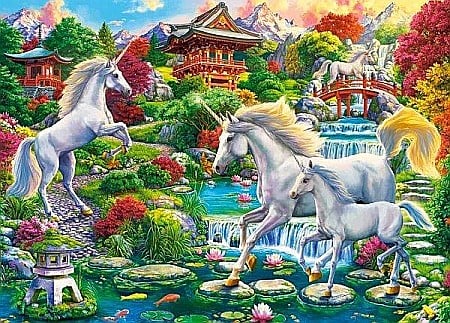 Puzzle 260 piese Unicorn Garden Castorland 27590 [1]