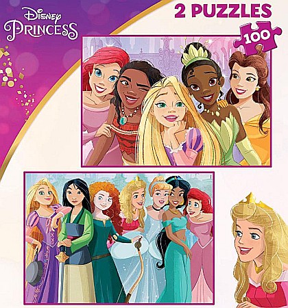 Puzzle 2x100 piese Disney Princess Educa 19298 [1]
