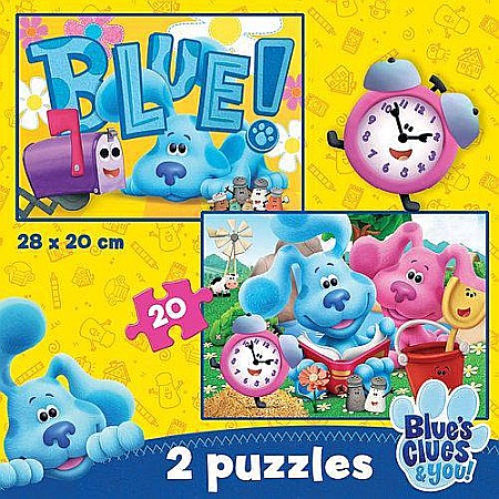 Puzzle 2x20 piese Baby Blues Clues & You Educa 19399 [1]