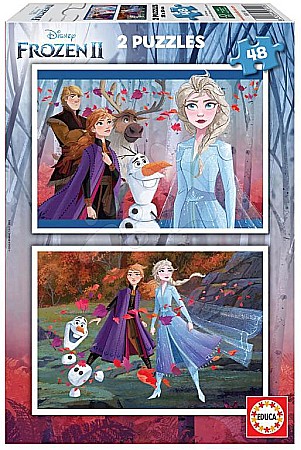 Puzzle - Puzzle 2x48 piese Frozen 2 18110