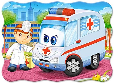 Puzzle 30 piese Ambulance Doctor 3471 [1]