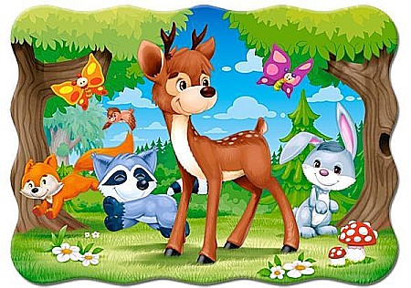 Puzzle 30 piese Caprioara si Prietenii 3570 [1]