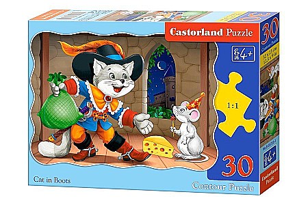Puzzle 30 piese - Puzzle 30 piese Motanul Incaltat 03730